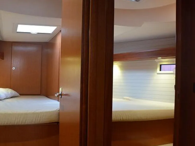Cabin on Chiara F., a Bavaria Cruiser 45 sailboat at San Benedetto del Tronto, Italy