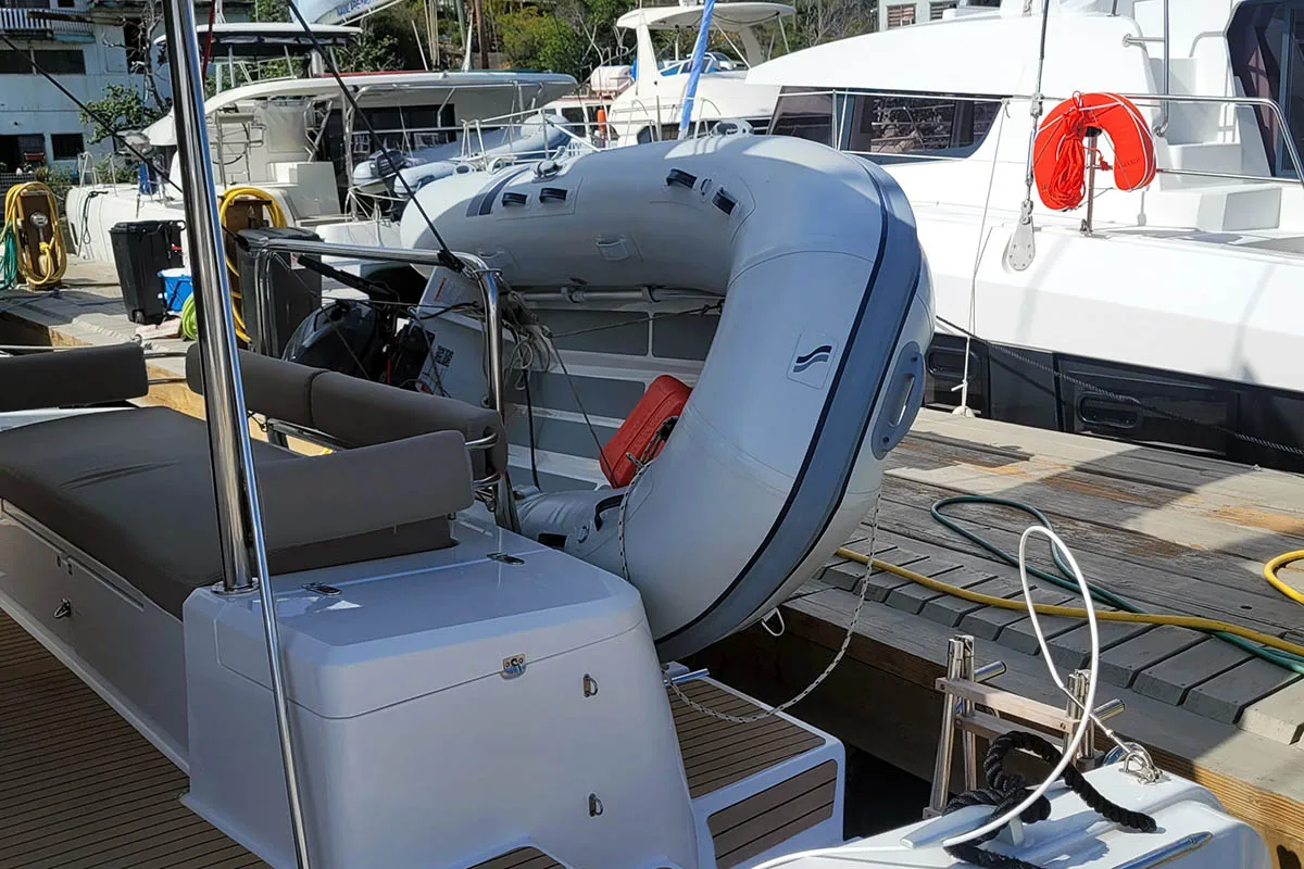 Seas the Day BVI, a Bali 4.2 catamaran at Road Town, British Virgin Islands