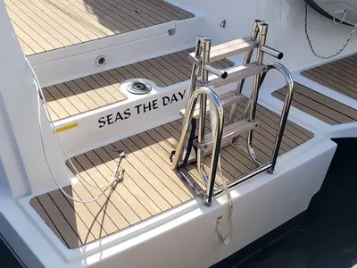 Seas the Day BVI, a Bali 4.2 catamaran at Road Town, British Virgin Islands