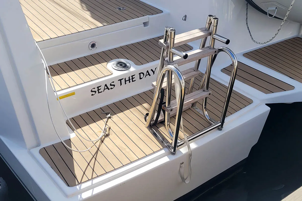 Seas the Day BVI, a Bali 4.2 catamaran at Road Town, British Virgin Islands