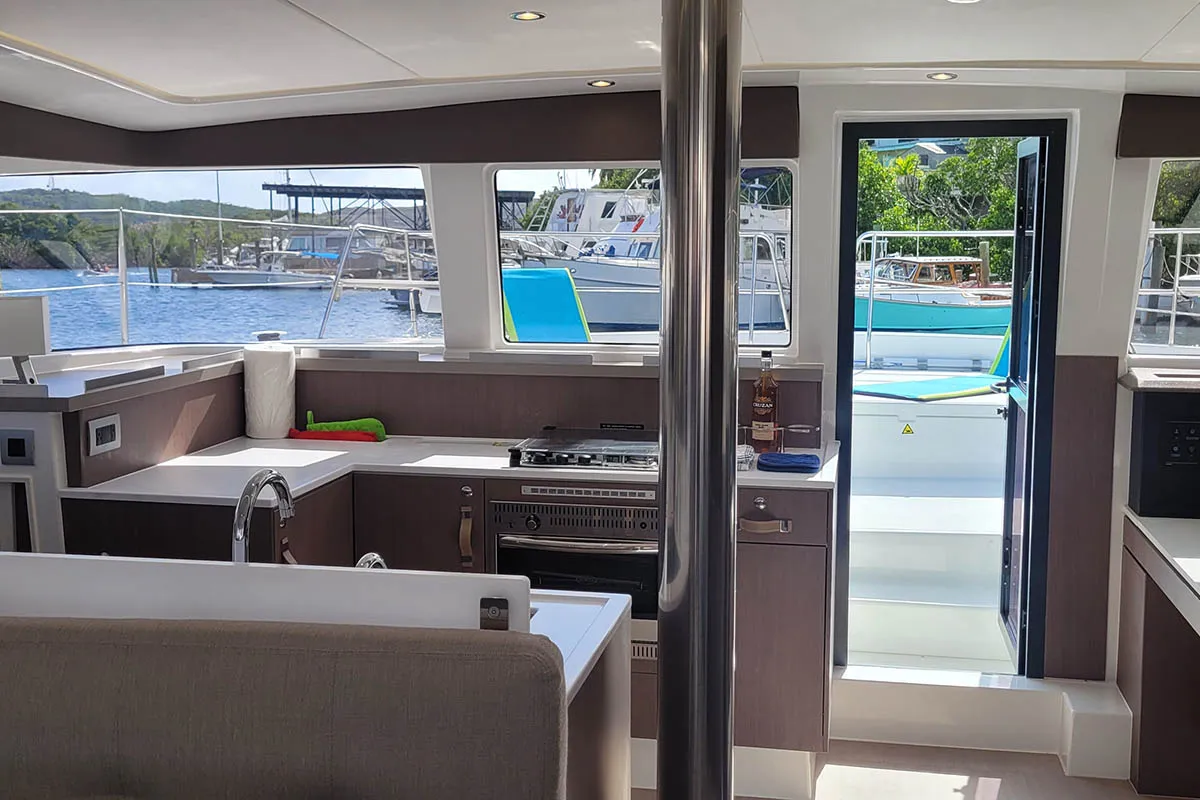 Seas the Day BVI, a Bali 4.2 catamaran at Road Town, British Virgin Islands
