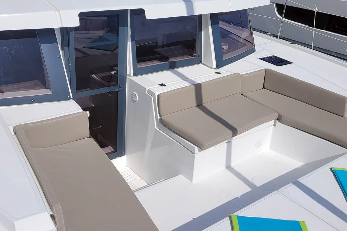 Seas the Day BVI, a Bali 4.2 catamaran at Road Town, British Virgin Islands