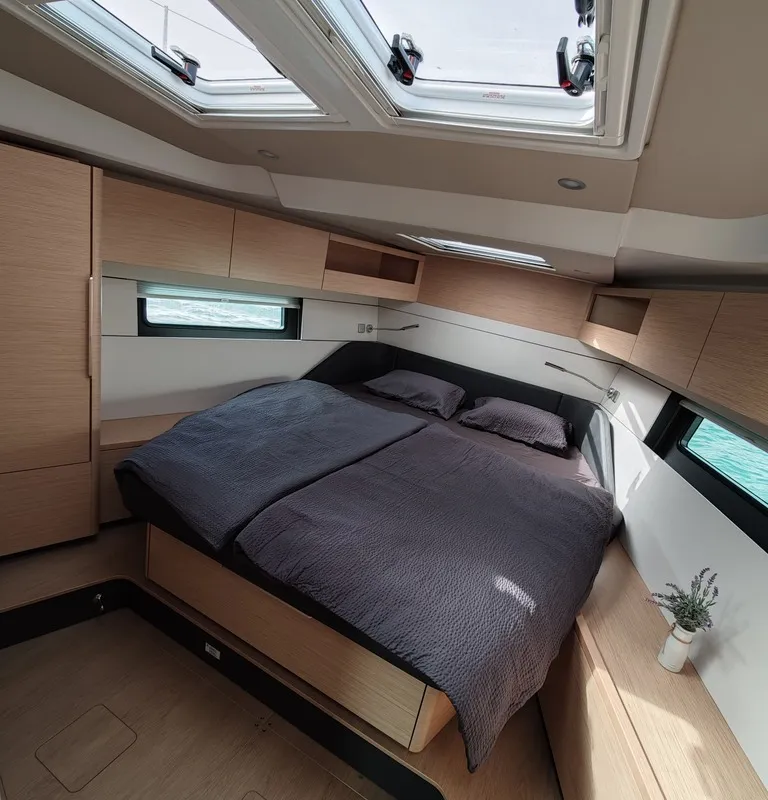 Cabin on Vingilot - OW, a Hanse 460 sailboat at Medulin, Croatia