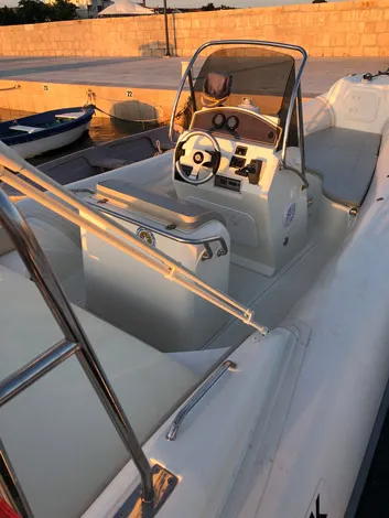 Black Fin, a Nuova Jolly Marine Black Fin RIB at Pirovac, Croatia