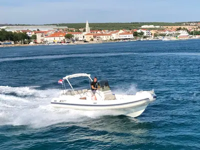 Black Fin, a Nuova Jolly Marine Black Fin RIB at Pirovac, Croatia