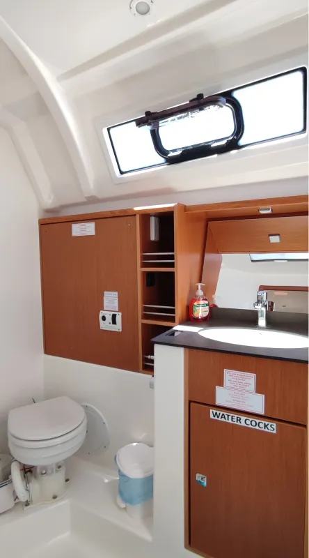 Sake, a Bavaria Cruiser 41 sailboat at Volos, Greece
