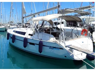 Sake, a Bavaria Cruiser 41 sailboat at Volos, Greece