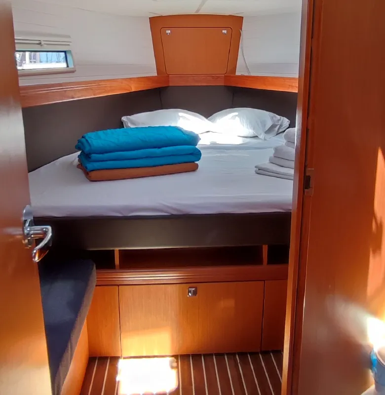 Sake, a Bavaria Cruiser 41 sailboat at Volos, Greece