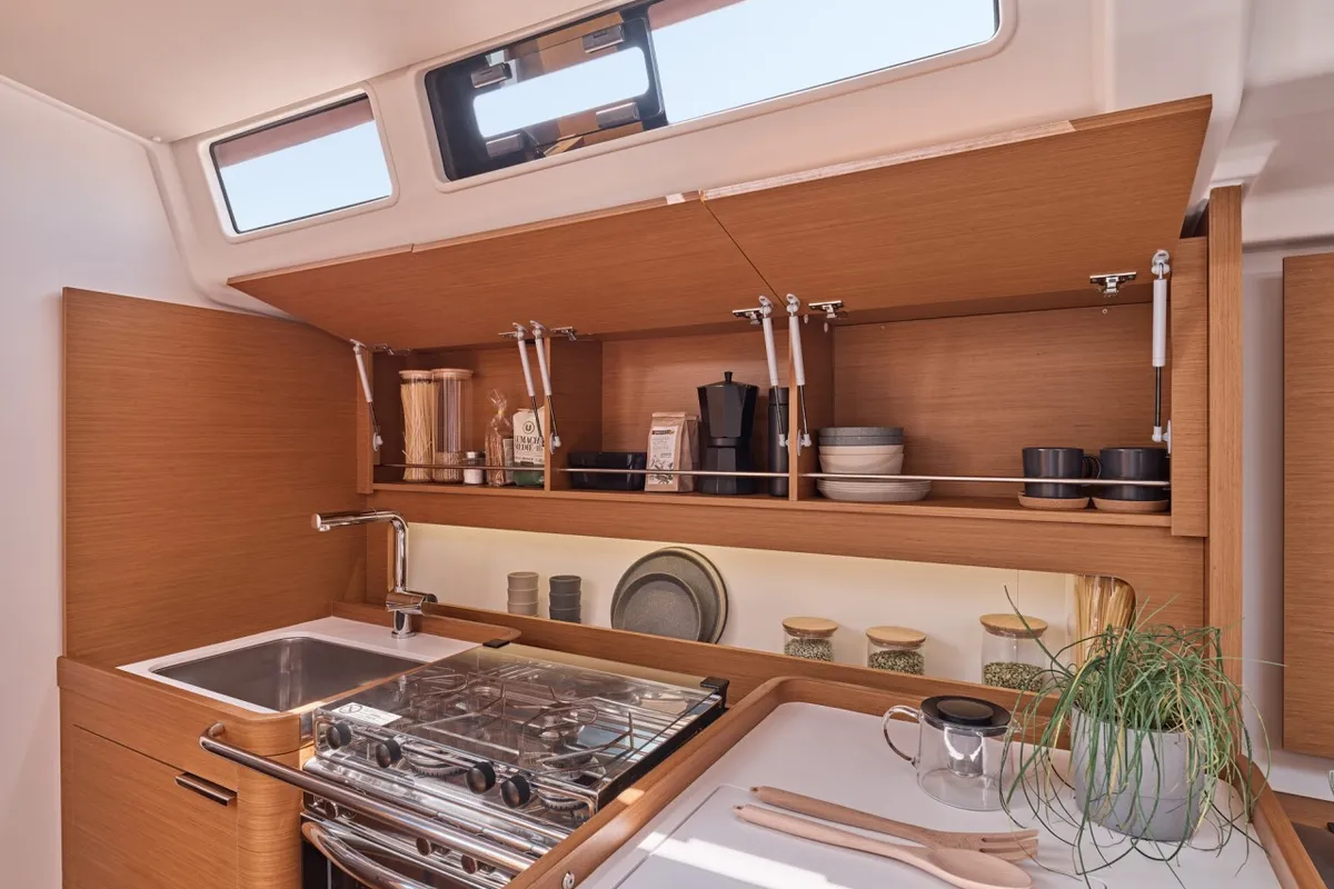 Integral, a Beneteau First 44 sailboat at Trogir, Croatia