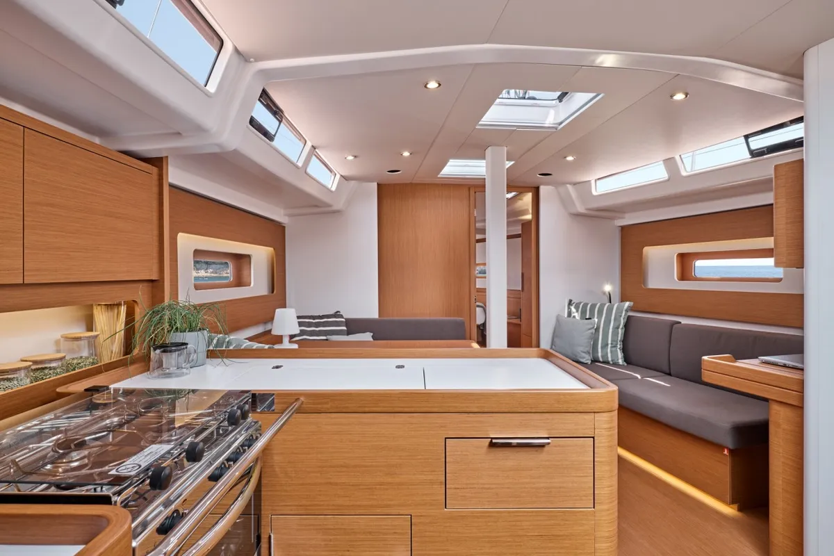Integral, a Beneteau First 44 sailboat at Trogir, Croatia