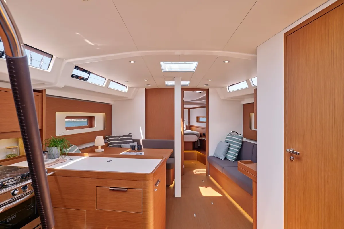 Integral, a Beneteau First 44 sailboat at Trogir, Croatia