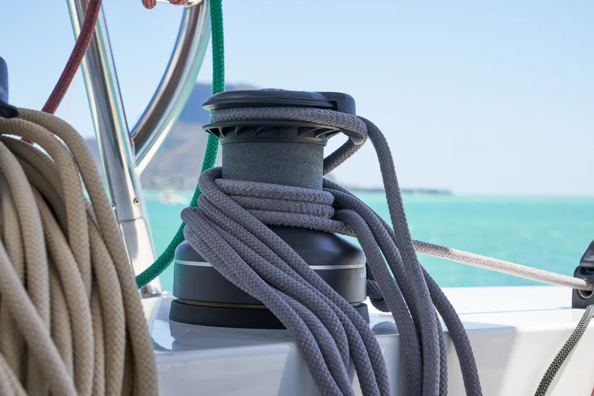 Sea Spirit III, a Nautitech 46 Fly catamaran at Grande Rivière Noire VCA, Mauritius