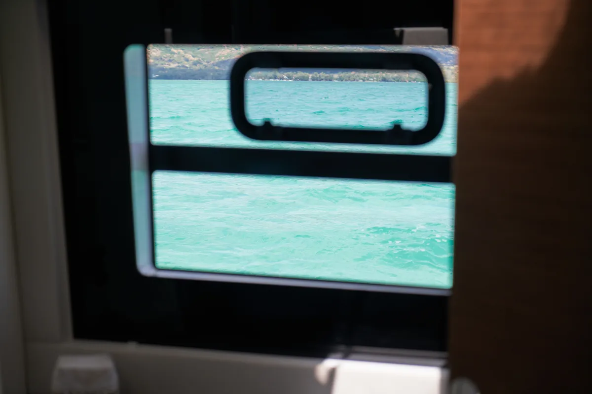Sea Spirit III, a Nautitech 46 Fly catamaran at Grande Rivière Noire VCA, Mauritius
