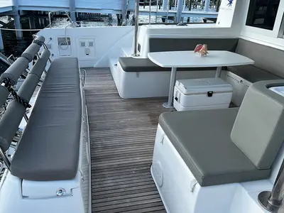 Lady Birgith , a Lagoon 40 catamaran at Central Abaco, Bahamas