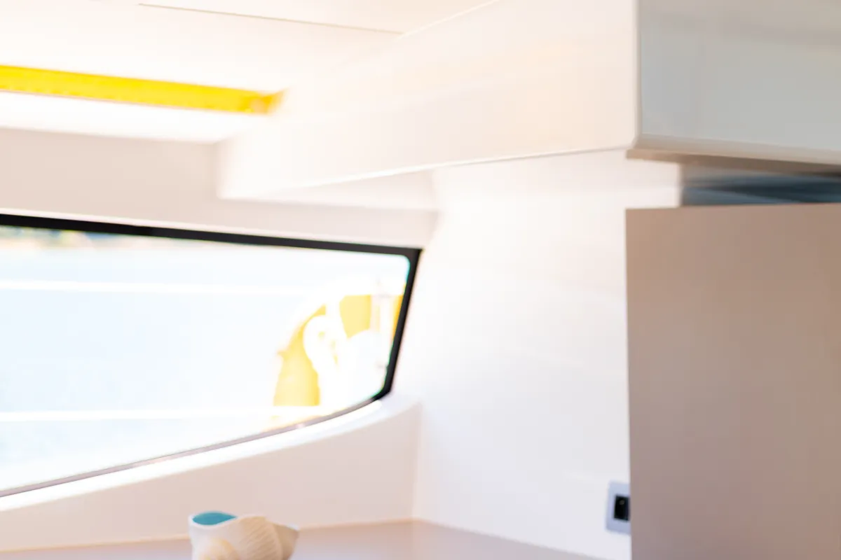 Stelina, a Bali 4.8 catamaran at Preveza, Greece