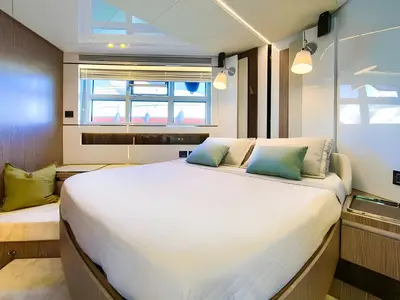 Cabin on Mudita, a Azimut S7 motor yacht at Podstrana - Miljevac, Croatia