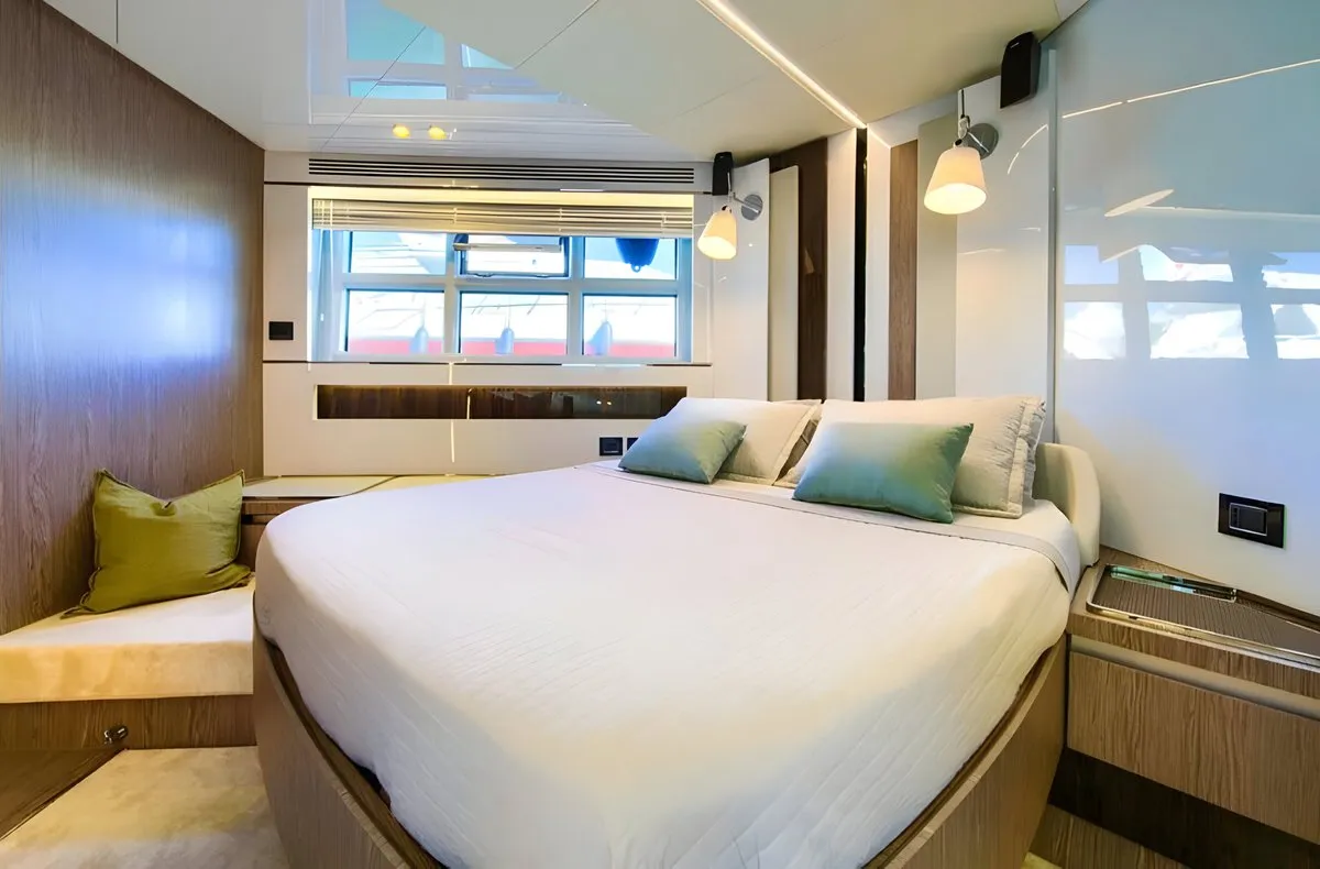 Cabin on Mudita, a Azimut S7 motor yacht at Podstrana - Miljevac, Croatia