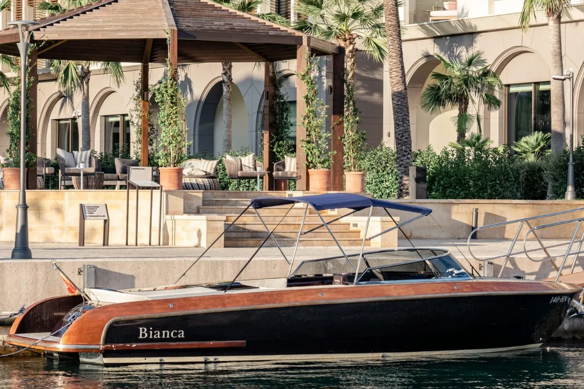 Exterior view of Bianca, a Gulet Motorboat motorboat at Herceg Novi, Montenegro