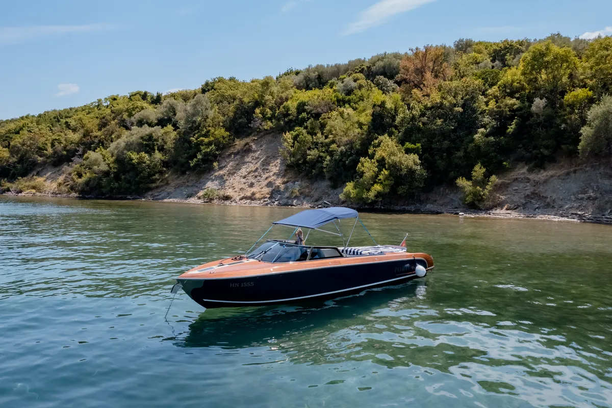 Exterior view of Bianca, a Gulet Motorboat motorboat at Herceg Novi, Montenegro