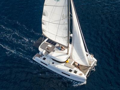 SPIEGL, a Lagoon 38 catamaran at Athens, Greece