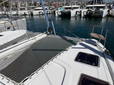 DSCHUBBA, a Lagoon 38 - 3 + 2 cab. catamaran at Athens, Greece