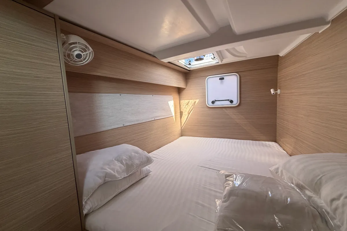 DSCHUBBA, a Lagoon 38 - 3 + 2 cab. catamaran at Athens, Greece