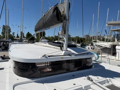 DSCHUBBA, a Lagoon 38 - 3 + 2 cab. catamaran at Athens, Greece