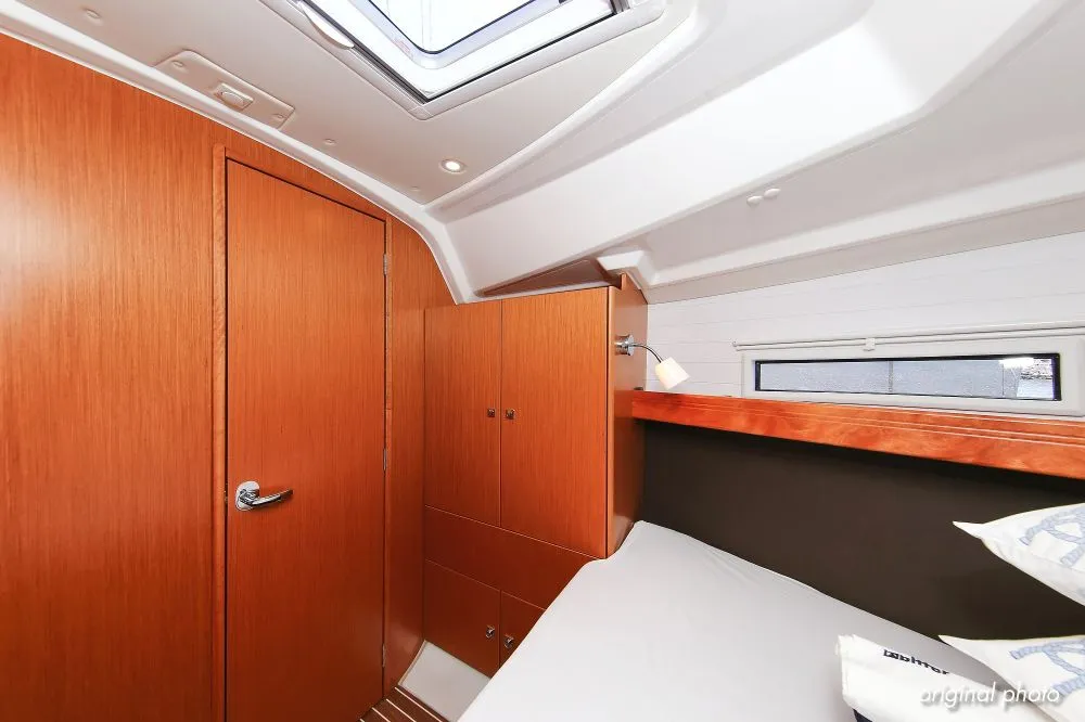 Cabin on Hang Loose, a Bavaria Cruiser 37 sailboat at Grad Trogir, Croatia