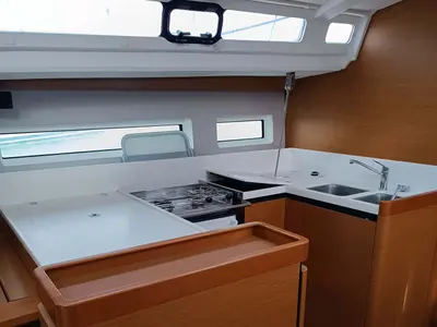 FUNKY ONE, a Jeanneau Sun Odyssey 440 sailboat at Kontokali, Greece