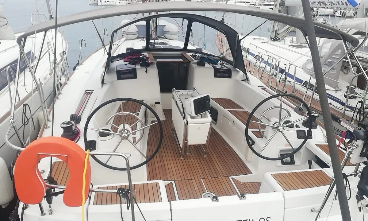 Tessie, a Jeanneau Sun Odyssey 439 sailboat at Volos Municipality, Greece