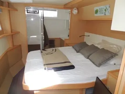 Cabin on Jessy, a Lagoon 52 F catamaran at Pirovac, Croatia
