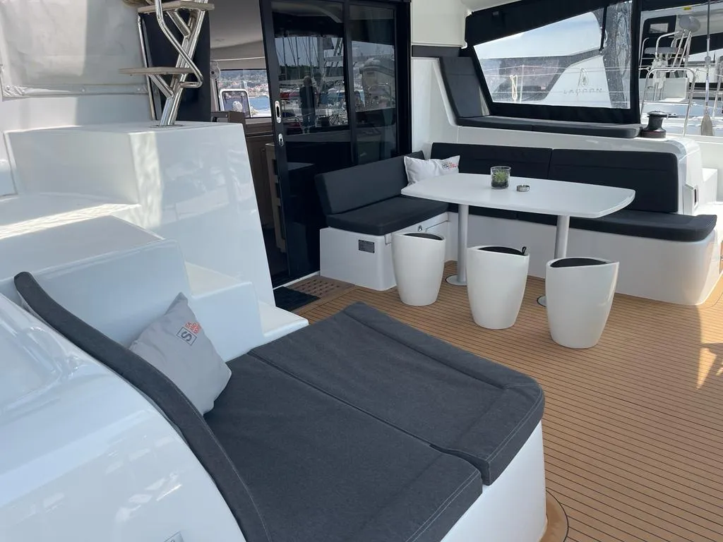 Ocean Pearl, a Lagoon 42 catamaran at Općina Rogoznica, Croatia