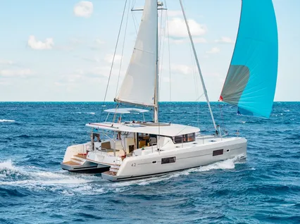 Ocean Pearl, a Lagoon 42 catamaran at Općina Rogoznica, Croatia