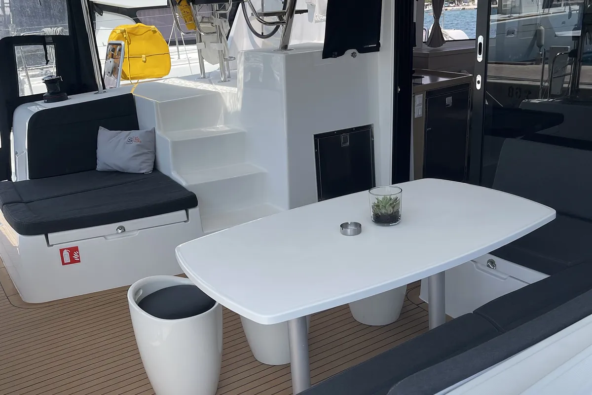 Ocean Pearl, a Lagoon 42 catamaran at Općina Rogoznica, Croatia