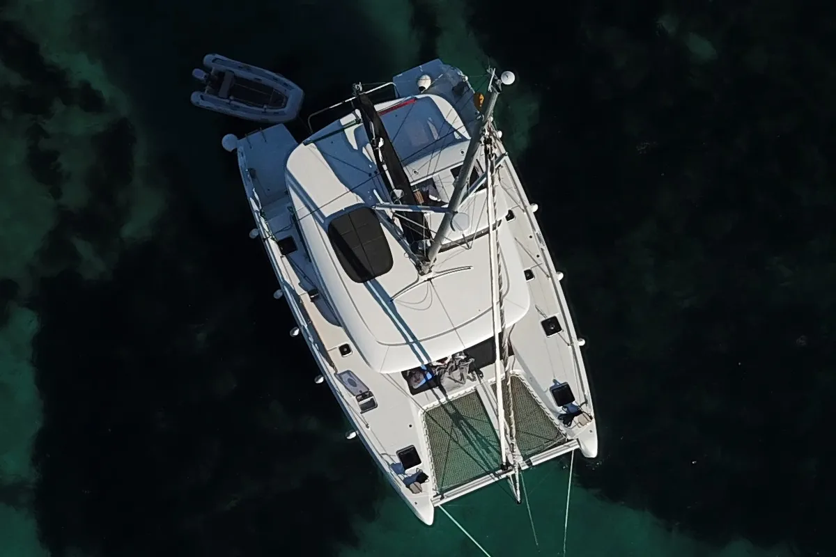 Ocean Pearl, a Lagoon 42 catamaran at Općina Rogoznica, Croatia