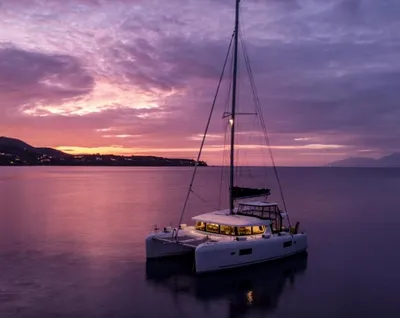 Ocean Pearl, a Lagoon 42 catamaran at Općina Rogoznica, Croatia