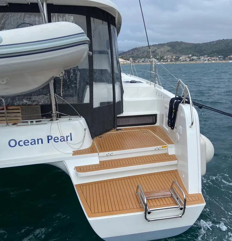 Ocean Pearl, a Lagoon 42 catamaran at Općina Rogoznica, Croatia