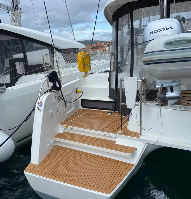 Ocean Pearl, a Lagoon 42 catamaran at Općina Rogoznica, Croatia