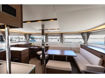 Salon of Carruba - Comfort Line, a Lagoon 46 catamaran at Tonnarella, Italy