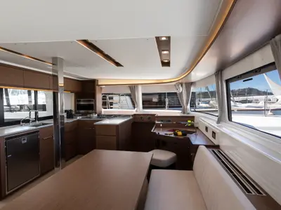 Galley of Carruba - Comfort Line, a Lagoon 46 catamaran at Tonnarella, Italy
