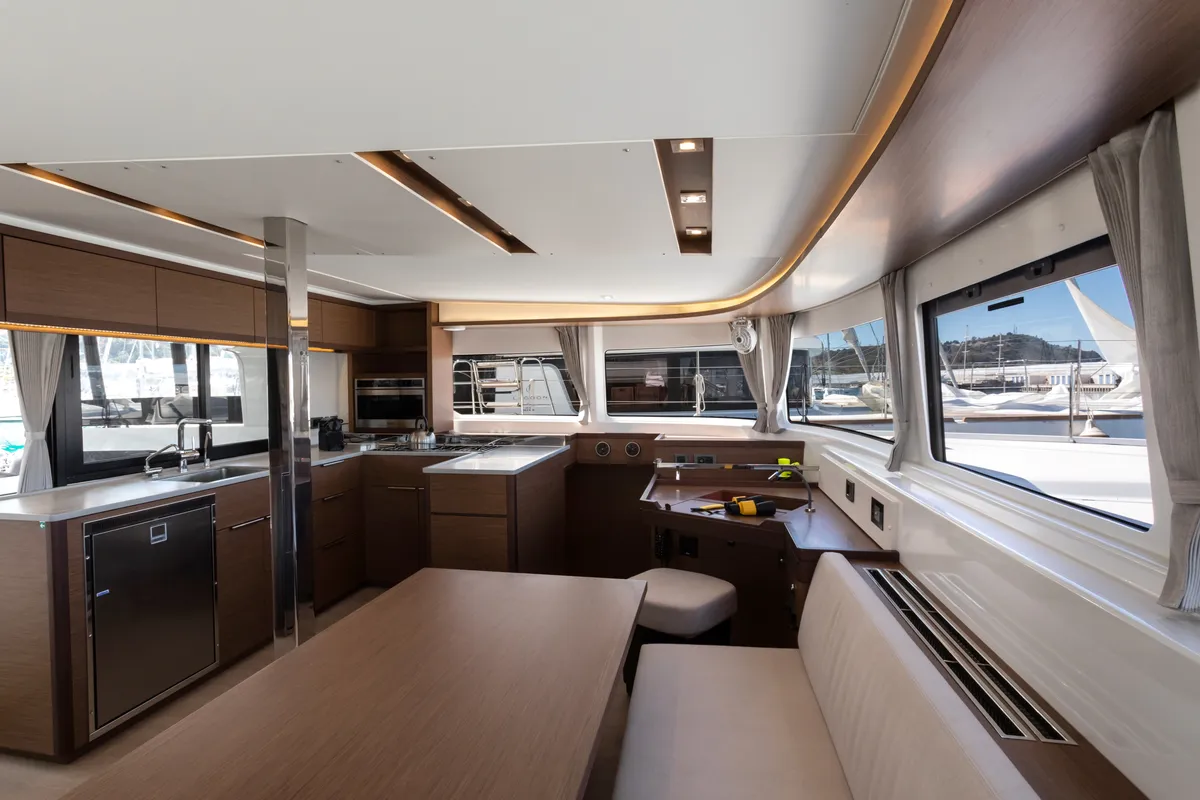 Galley of Carruba - Comfort Line, a Lagoon 46 catamaran at Tonnarella, Italy