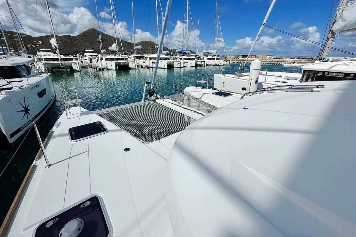 Maramor, a Lagoon 40 catamaran at Road Town, British Virgin Islands