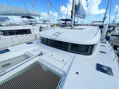 Maramor, a Lagoon 40 catamaran at Road Town, British Virgin Islands