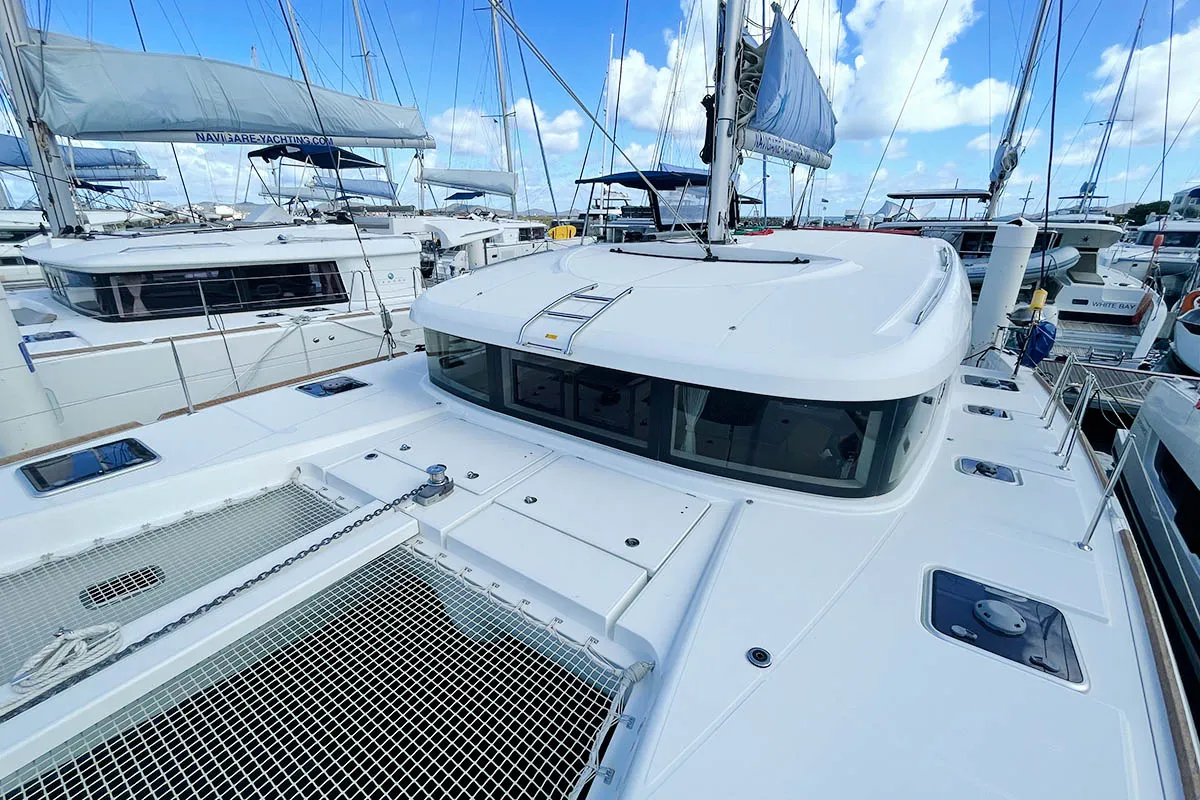 Maramor, a Lagoon 40 catamaran at Road Town, British Virgin Islands
