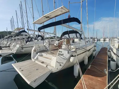 Salon of Ketu, a Bavaria Cruiser 46 sailboat at Općina Pakoštane, Croatia