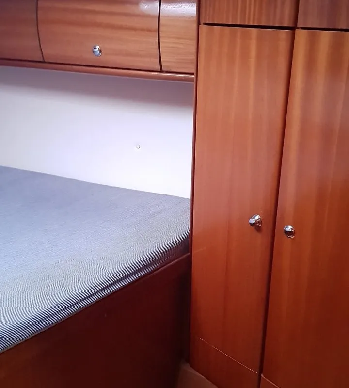 Cabin on Srna, a Bavaria 49 sailboat at Zadar, Croatia