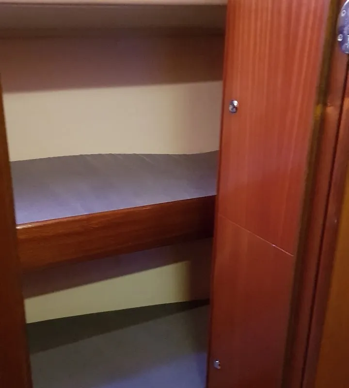 Cabin on Srna, a Bavaria 49 sailboat at Zadar, Croatia