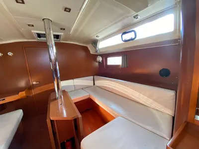 Salon of Dimitris, a Beneteau Oceanis 41.1 sailboat at Municipal Unit of Lefkada, Greece