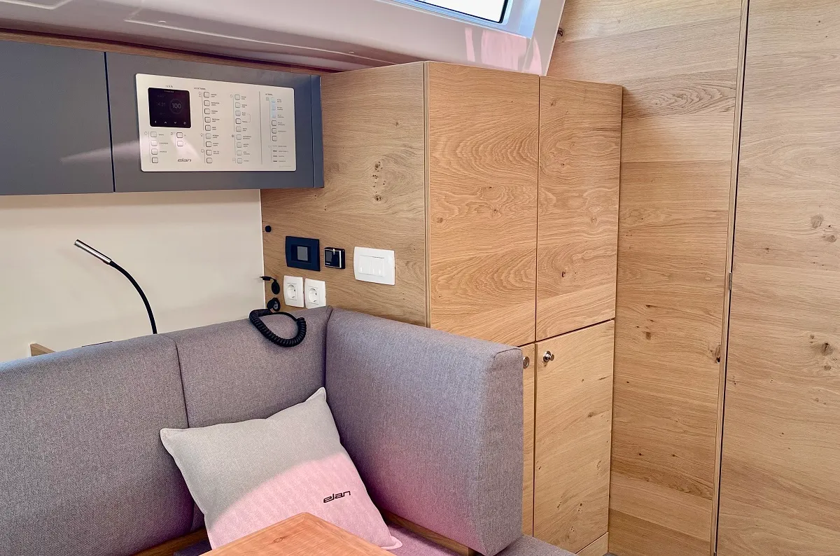 Salon of A'more, a Elan Impression 45 sailboat at Pirovac, Croatia