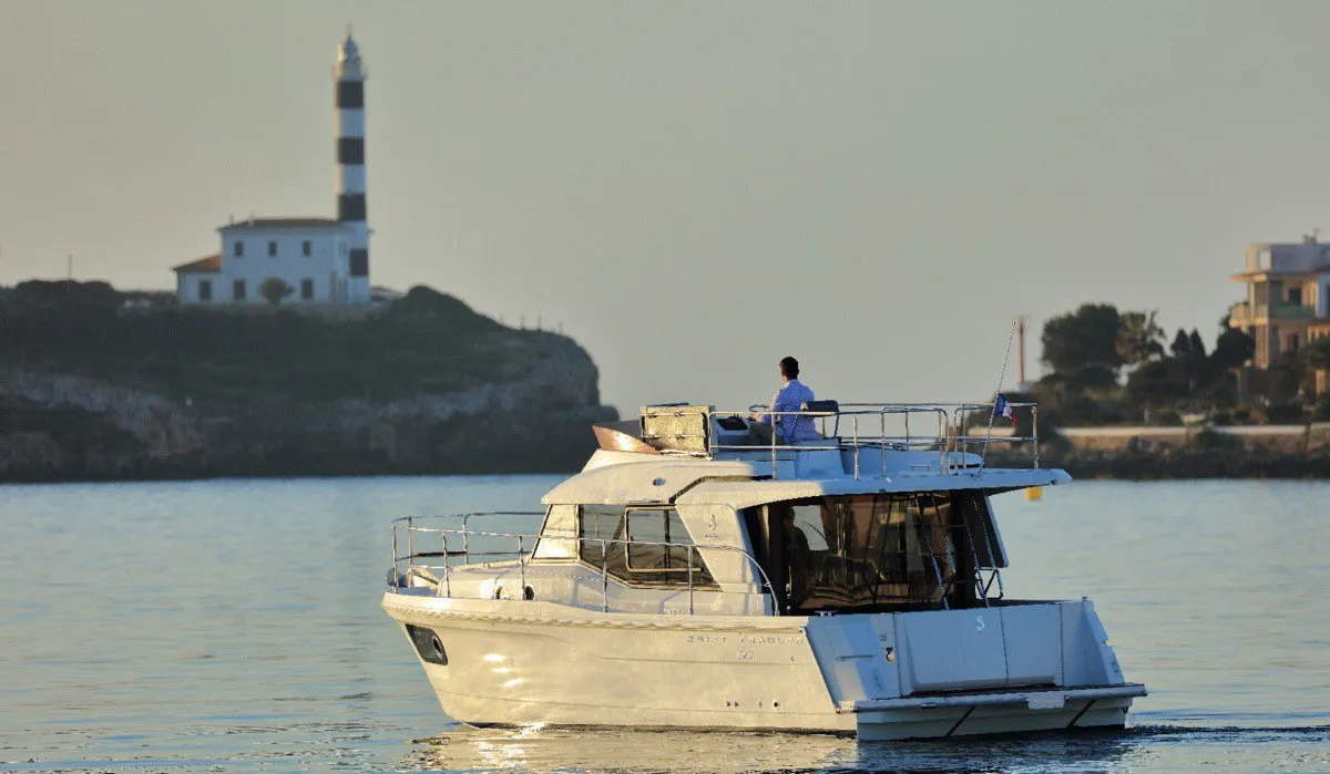 Anna Rosa, a Beneteau Swift Trawler 30 Fly motor yacht at Punat, Croatia